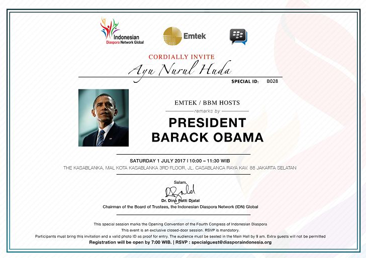 (Bucket List) Meeting Potus44: Checked