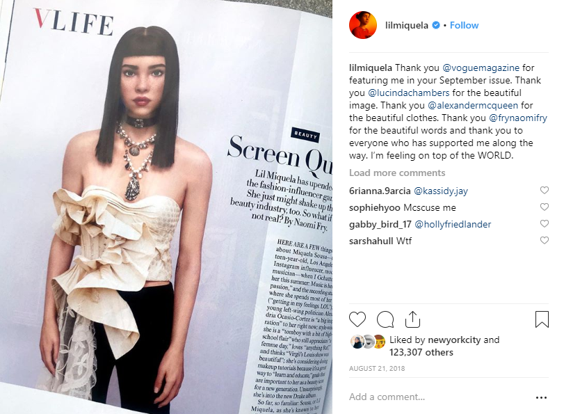 Lil' Miquela: Non Real Celebrity with Real Deal