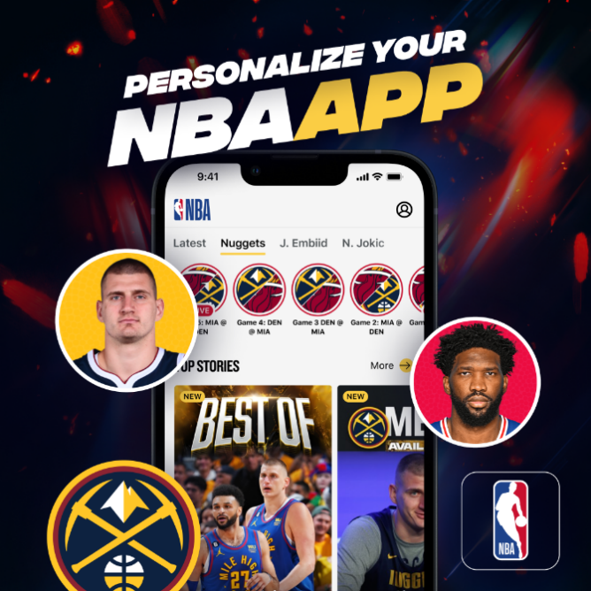 NBA App Luncurkan Serangkaian Fitur Personalisasi dan Program Orisinal Terbaru untuk NBA Musim 2023 