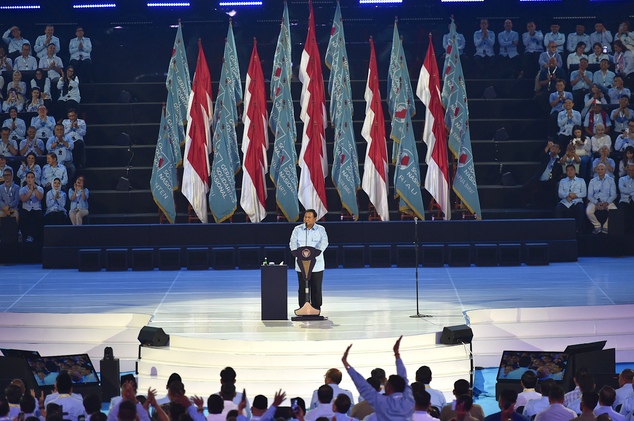 Disaksikan 16 Ribu Orang, Presiden Prabowo Subianto Resmikan Gerakan Solidaritas Nasional