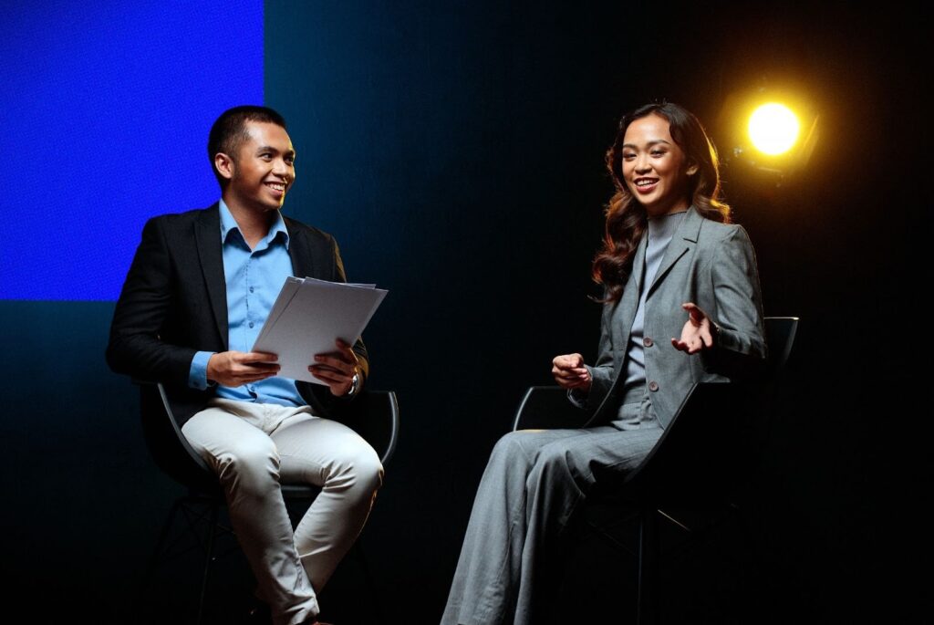 spokeperson in action